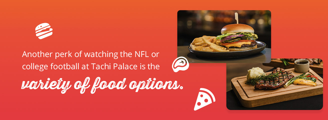 Food options at Tachi Palace